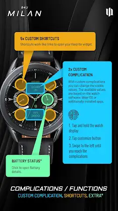 S4U Milan - Luxury watch face screenshot 6