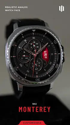 S4U Monterey analog watch face screenshot 1
