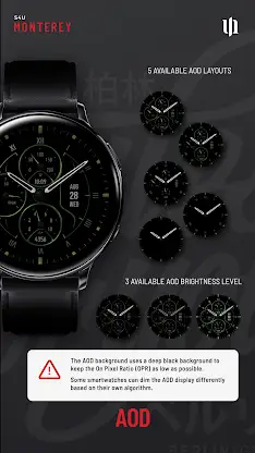 S4U Monterey analog watch face screenshot 6