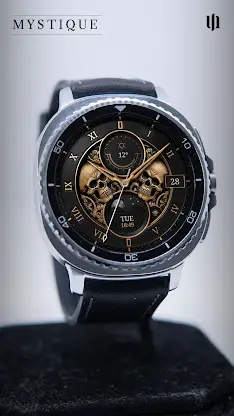 S4U Mystique - Gold watch face screenshot 3