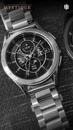 S4U Mystique - Gold watch face screenshot 4