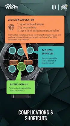 S4U Nitro - Classic watch face screenshot 6