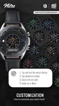 S4U Nitro - Classic watch face screenshot 5