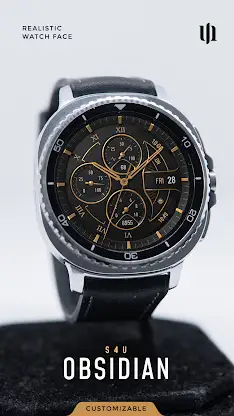 S4U Obsidian analog watch face screenshot 1