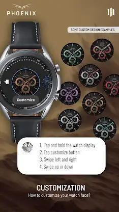 S4U Phoenix Luxury Watch Face screenshot 6