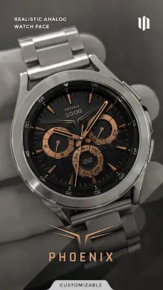 S4U Phoenix Luxury Watch Face screenshot 1
