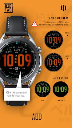 S4U R3D TWO Digital watch face screenshot 6