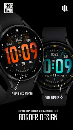 S4U R3D TWO Digital watch face screenshot 5