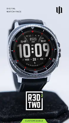 S4U R3D TWO Digital watch face screenshot 1