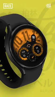 S4U Race digital watch face screenshot 4