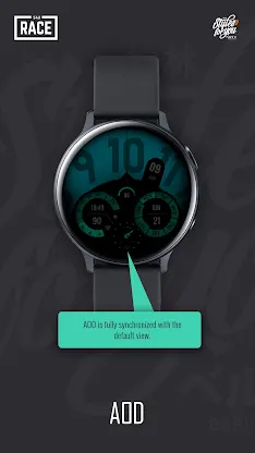 S4U Race digital watch face screenshot 6