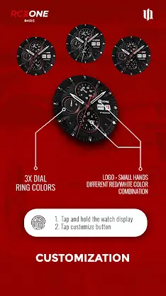 S4U RC ONE - Basic watch face screenshot 4