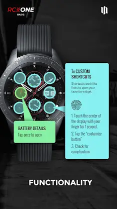 S4U RC ONE - Basic watch face screenshot 3
