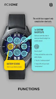 S4U RC ONE - Retro watch face screenshot 4