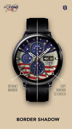 S4U RC ONE - USA watch face screenshot 5
