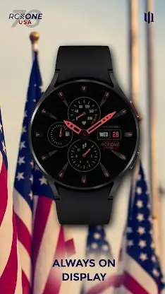 S4U RC ONE - USA watch face screenshot 2