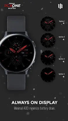 S4U RC ONE Winter watch face screenshot 5