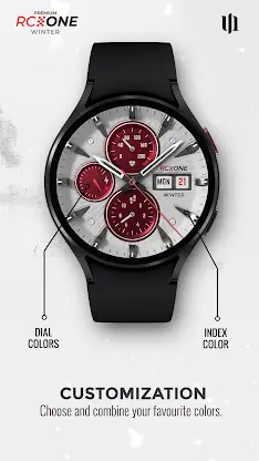 S4U RC ONE Winter watch face screenshot 3