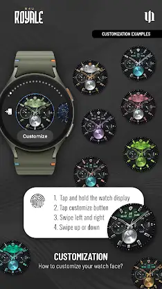 S4U Royale - hybrid watch face screenshot 6