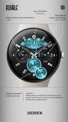 S4U Royale - hybrid watch face screenshot 3
