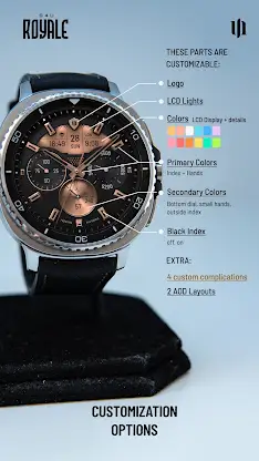 S4U Royale - hybrid watch face screenshot 4