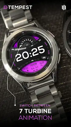 S4U Tempest digital watch face screenshot 2