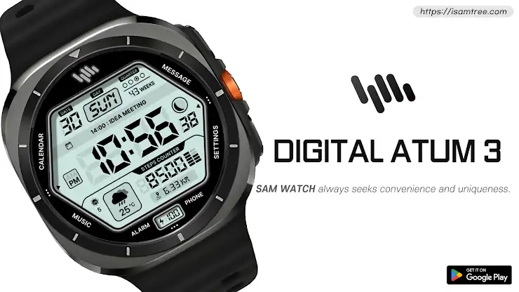 SamWatch Digital Atum 3 screenshot 1
