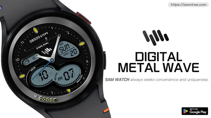 SamWatch Digital Metal Wave screenshot 1
