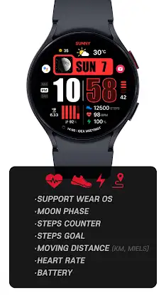 SamWatch Digital Neon 1 screenshot 2