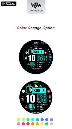 SamWatch Digital Neon 1 screenshot 4