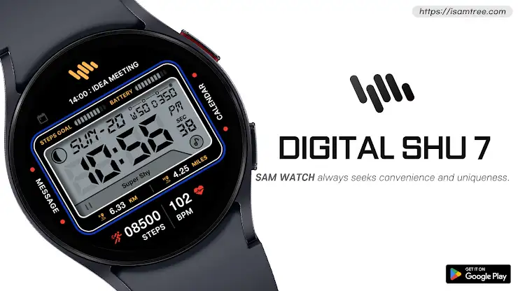 SamWatch Digital Shu 7 screenshot 1