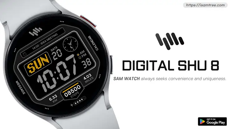 SamWatch Digital Shu 8 screenshot 1