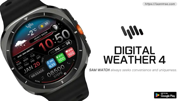 SamWatch Digital Weather 4 screenshot 1