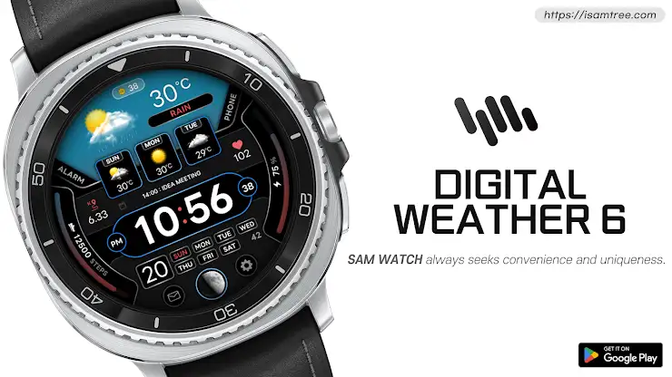 SamWatch Digital Weather 6 screenshot 1