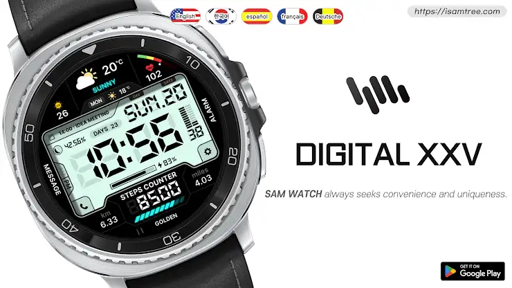 SamWatch Digital XXV screenshot 1