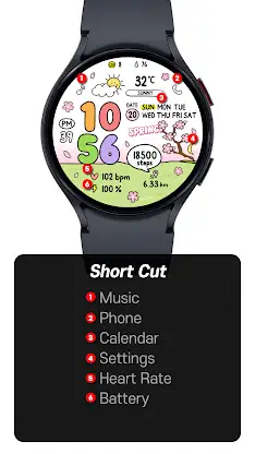SamWatch Doodle Season Spring screenshot 3