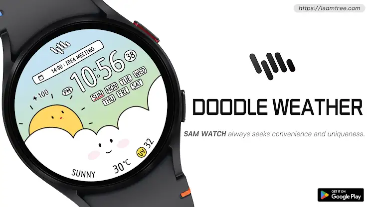 SamWatch Doodle Weather screenshot 1