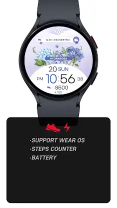 SamWatch Flower 2024 Hydrangea screenshot 2