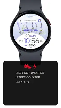 SamWatch Flower 2024 Lavender screenshot 2