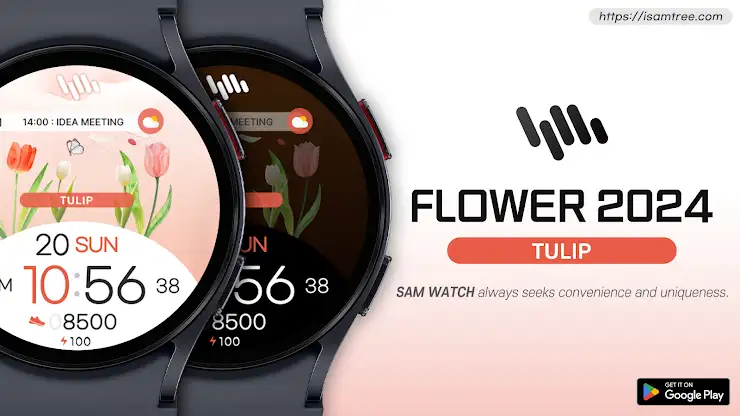 SamWatch Flower 2024 Tulip screenshot 1