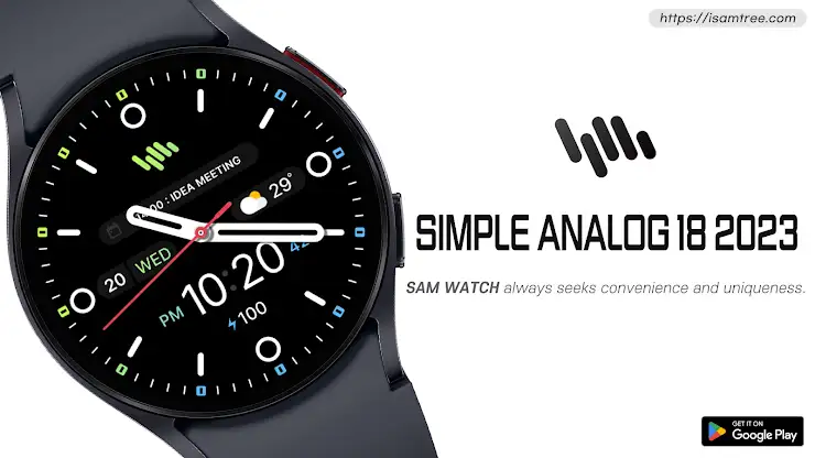 SamWatch Simple Analog 18 2023 screenshot 1