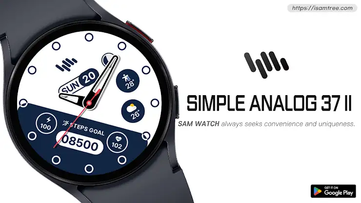 SamWatch Simple Analog 37 II screenshot 1