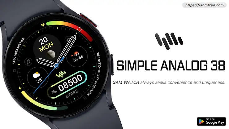 SamWatch Simple Analog 38 screenshot 1