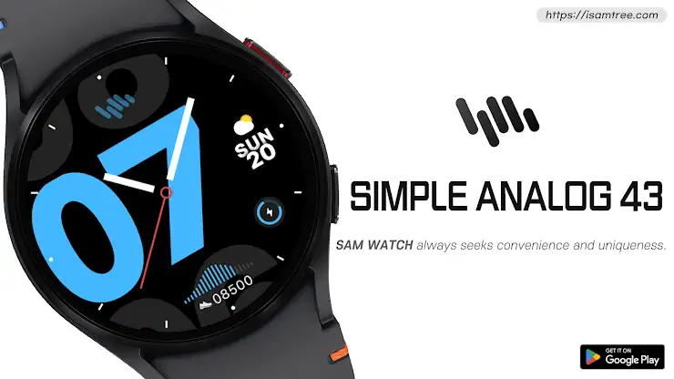 SamWatch Simple Analog 43 screenshot 1