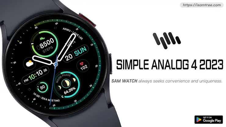 SamWatch Simple Analog 4 2023 screenshot 1