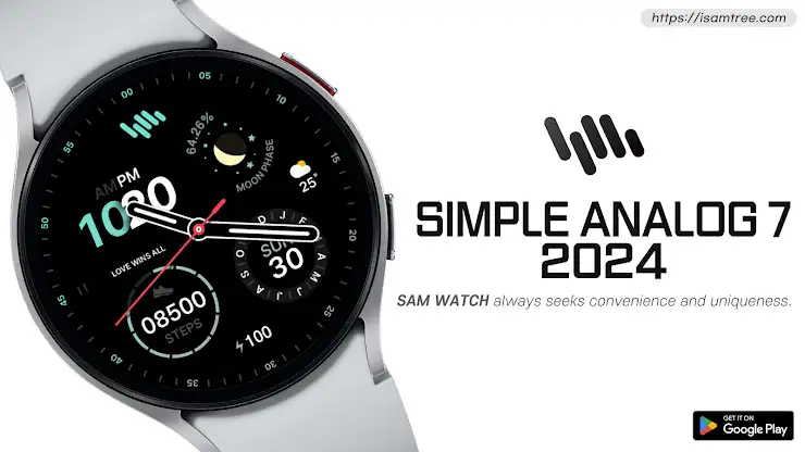SamWatch Simple Analog 7 2024 screenshot 1