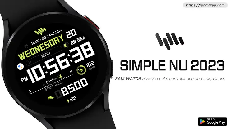 SamWatch Simple Nu 2023 screenshot 1