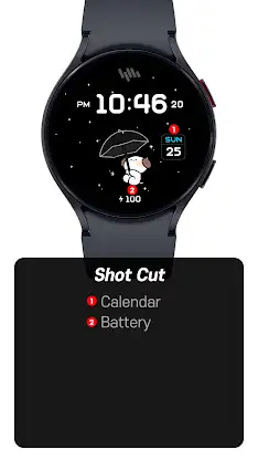 SamWatch T Nori Meongjae Black screenshot 3