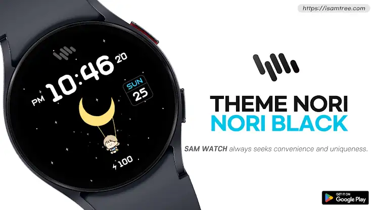 SamWatch T Nori Nori Black screenshot 1