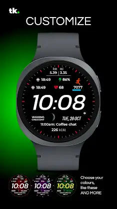 Satisfy 100 Digital watch face screenshot 5